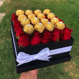 BOX CHOCOLATE RED ROSES S/235.00